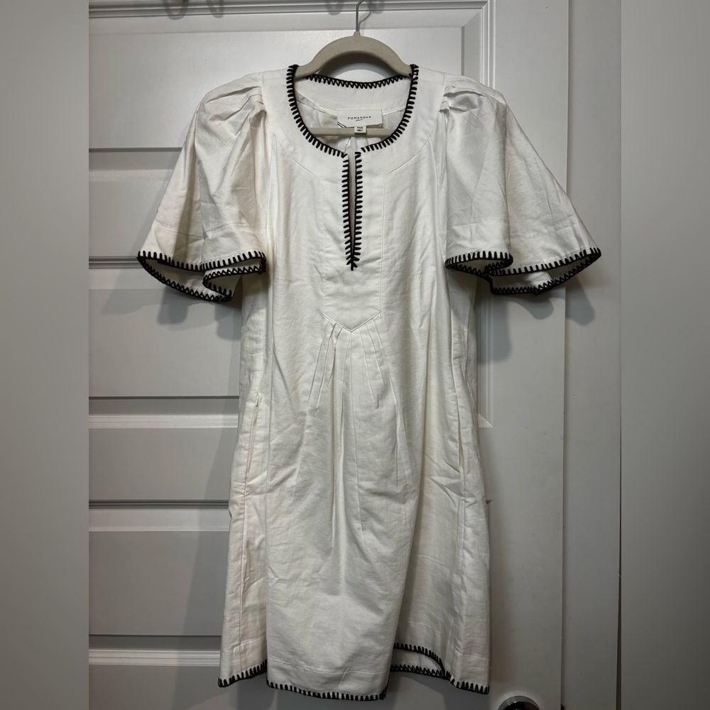 Proenza Schouler White Puff Sleeve Mini Sundress